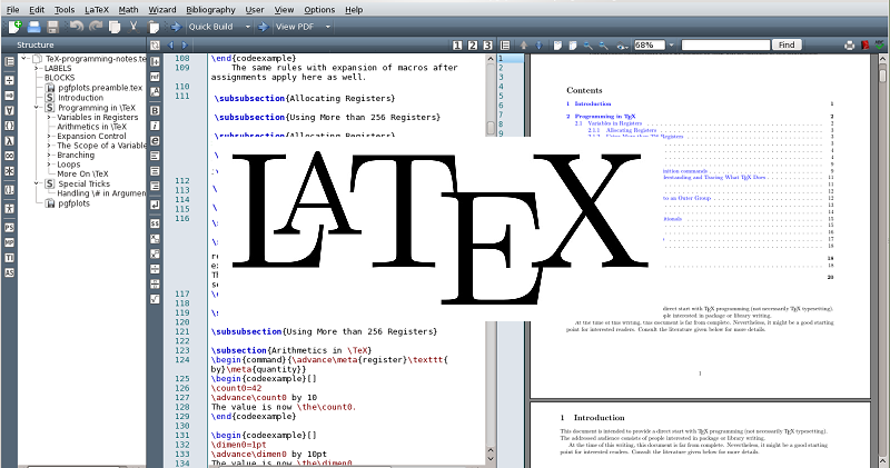 LaTeX editor insights that might be useful for your Business