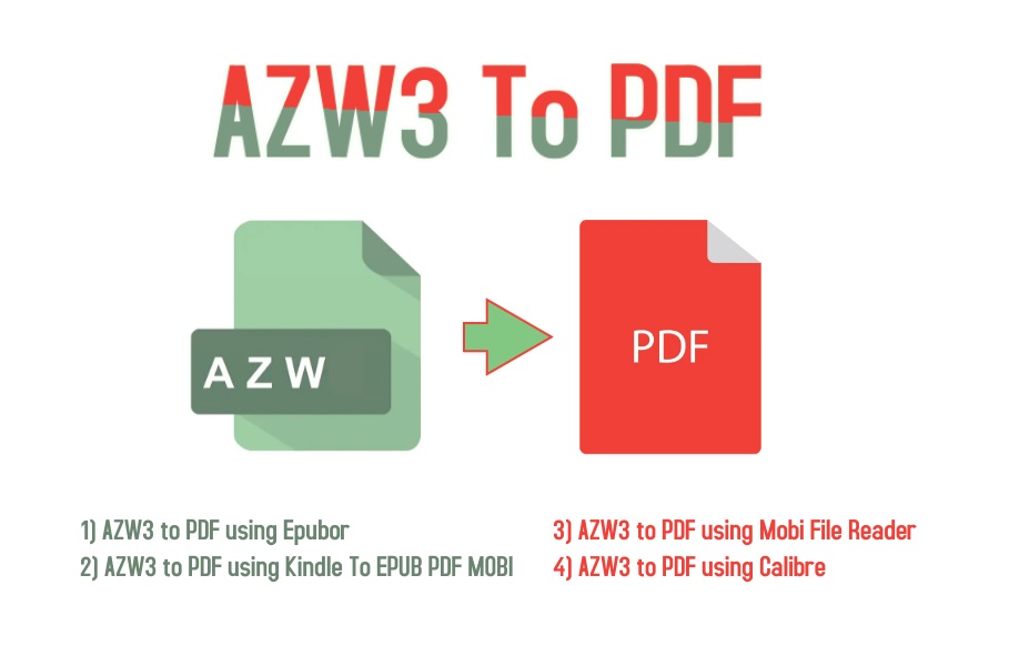 How To Convert AZW3 To PDF Format